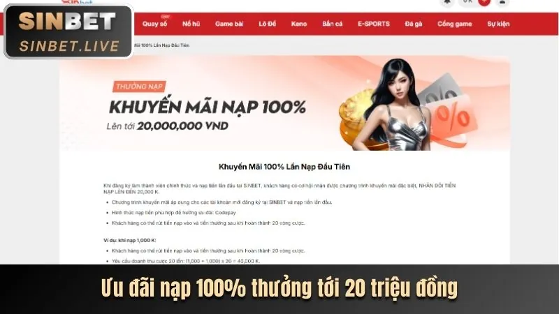 Game Slot Jackpot Lớn tại Sinbet